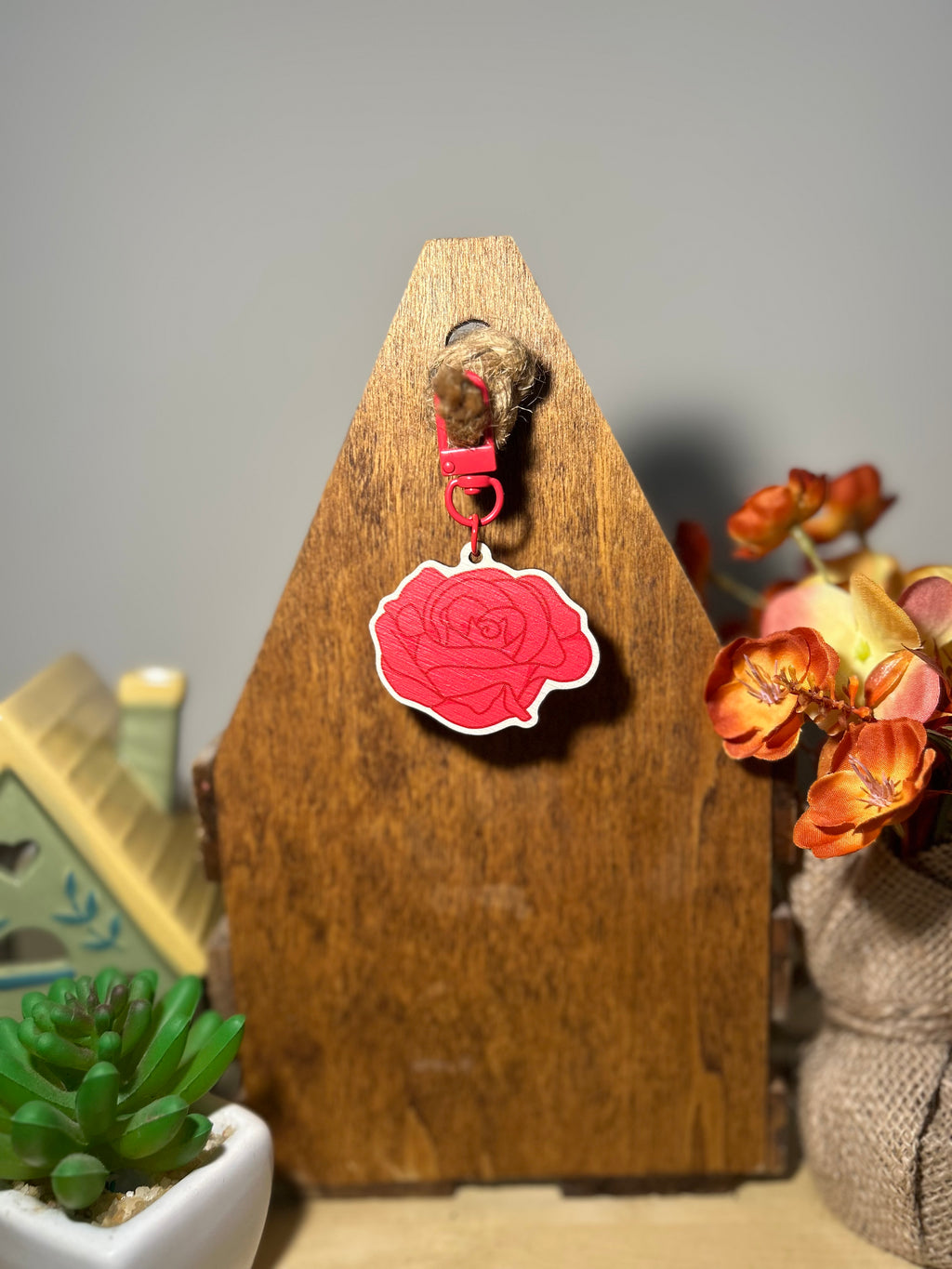 Rose Keychain