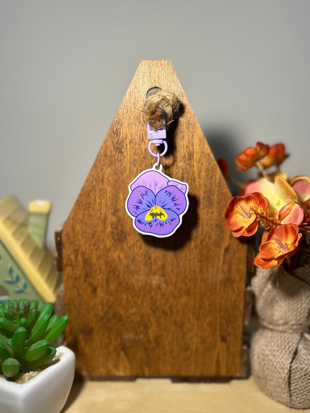 Violet Keychain
