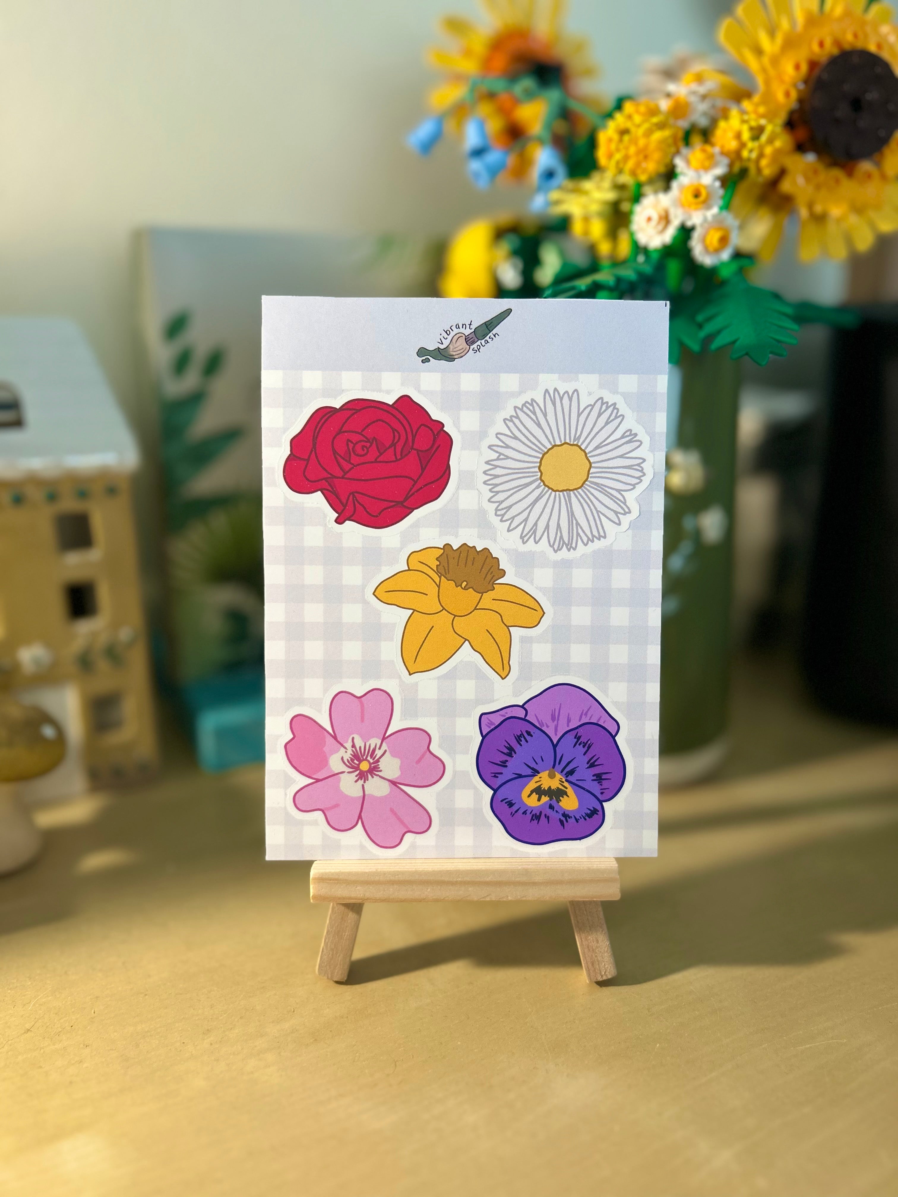 Flower Sticker Sheet