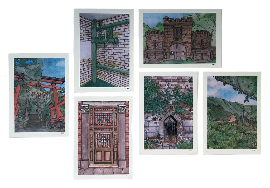 A5 Wollaton Gate Art Print