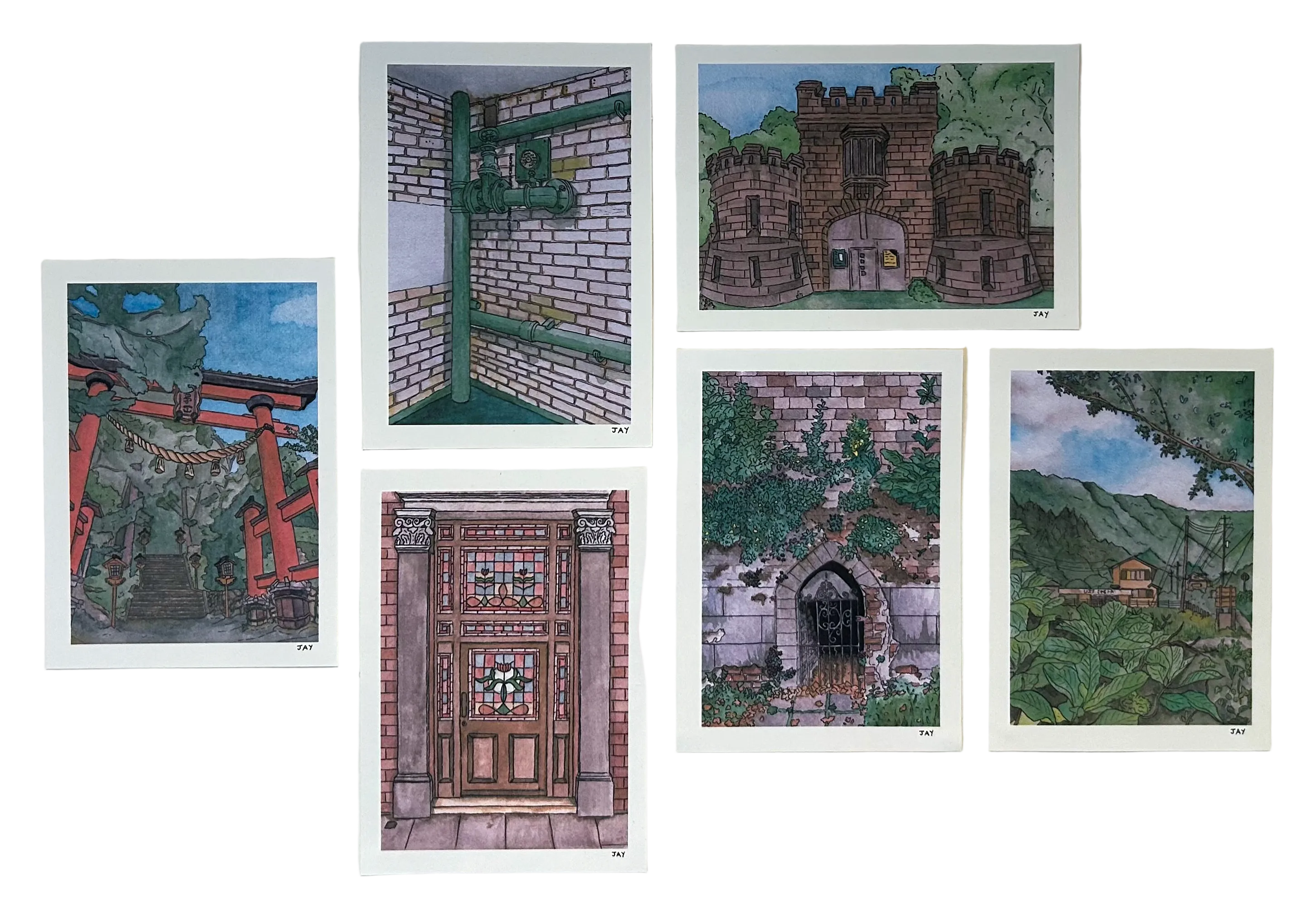 A5 Wollaton Gate Art Print