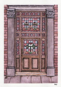 A5 Stained Glass Art Print