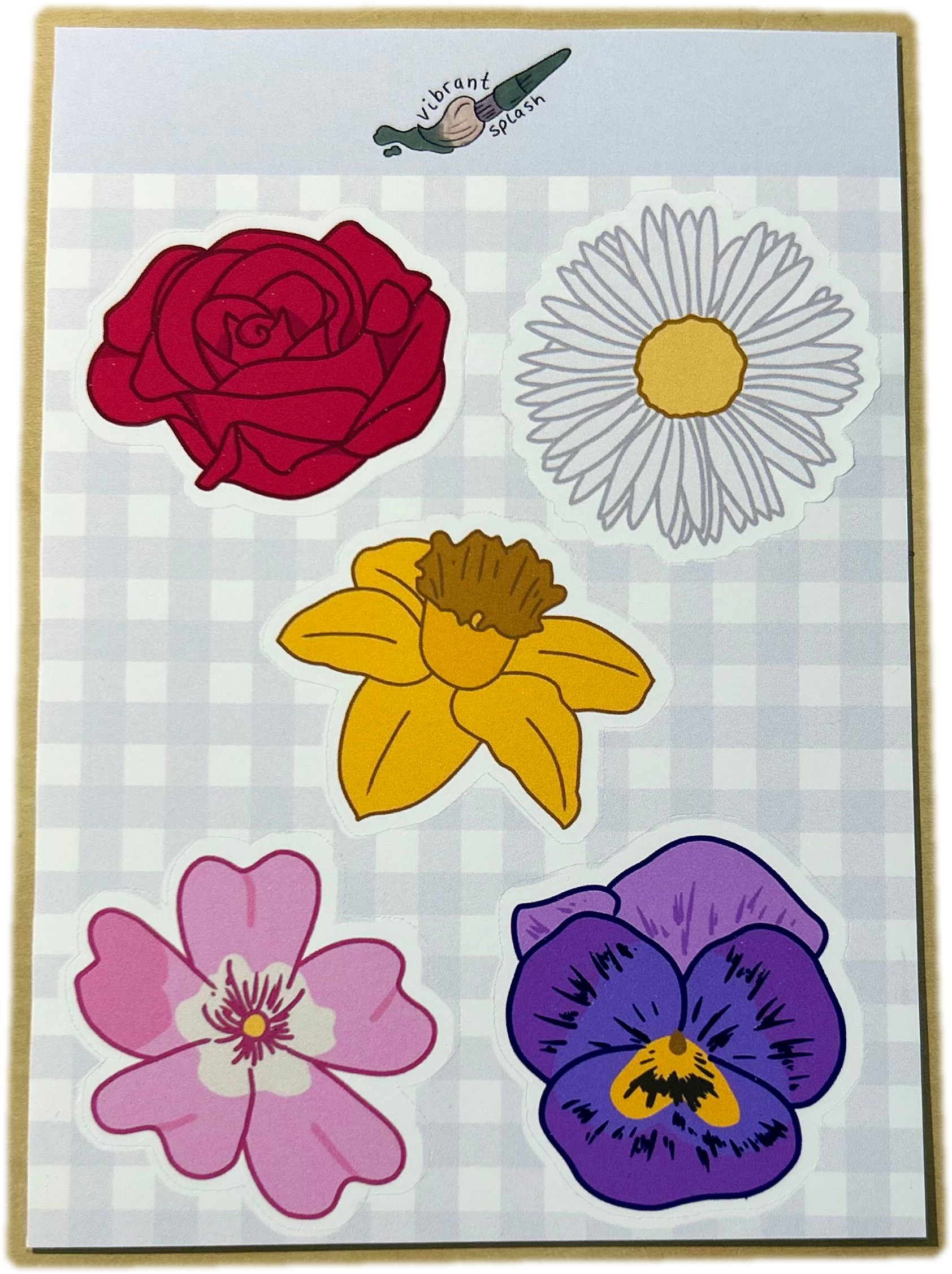 Flower Sticker Sheet