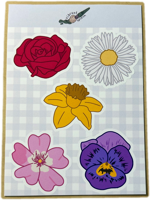 Flower Sticker Sheet